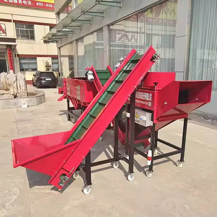 Hot Sale Ce Certified Garlic Peeler Sorter Stainless Steel 500kg/H Capacity With Dust Removal